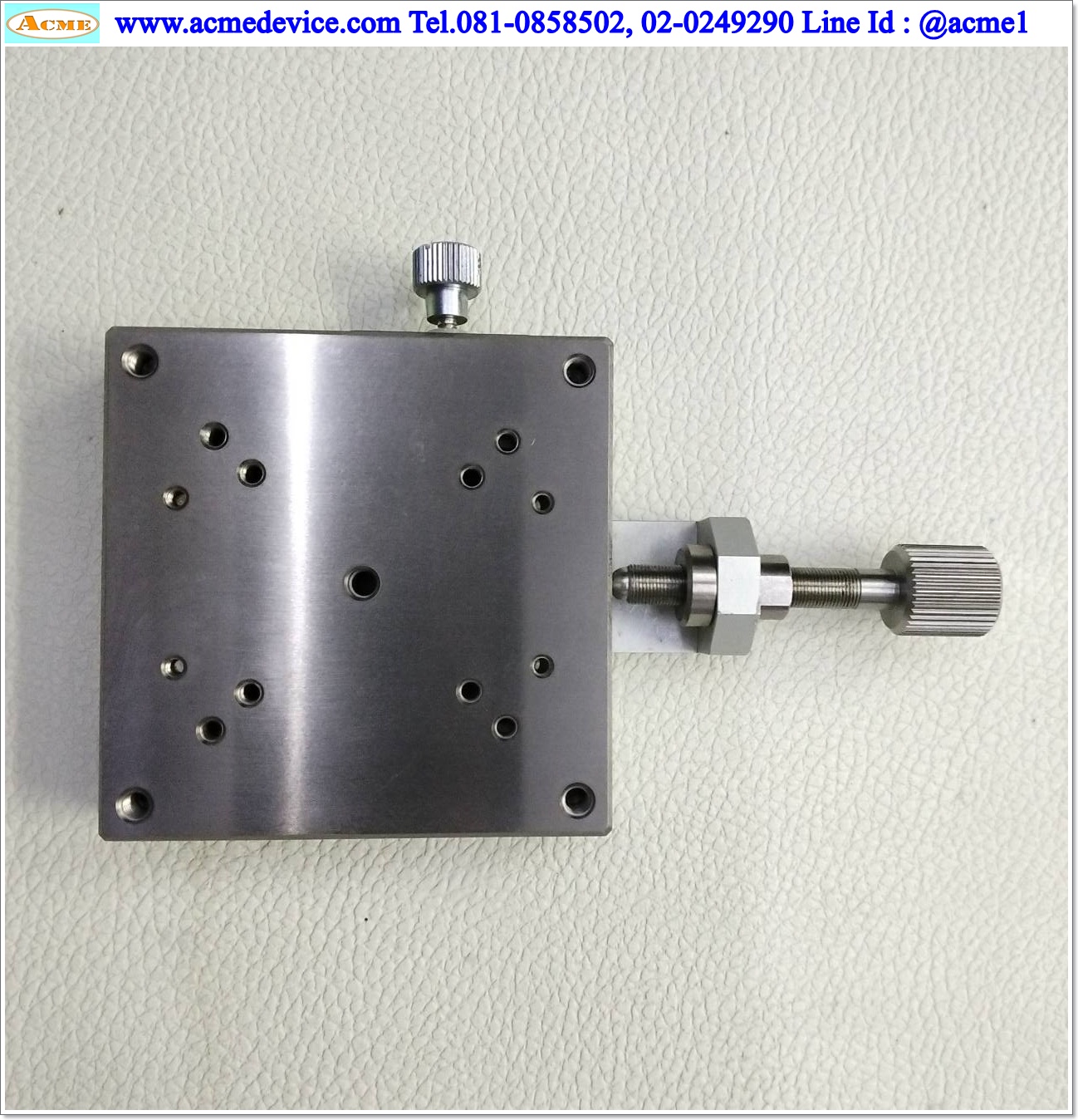 linear Stage รุ่น ???, ขนาด 70 x 70 mm., Stroke 20 mm.