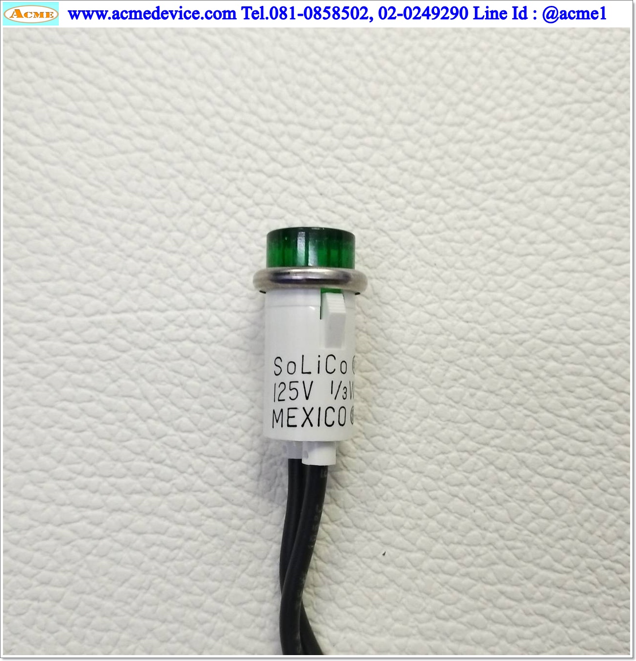 Indicating Light รุ่น SL53413-6-BG, 125V, Neon Green