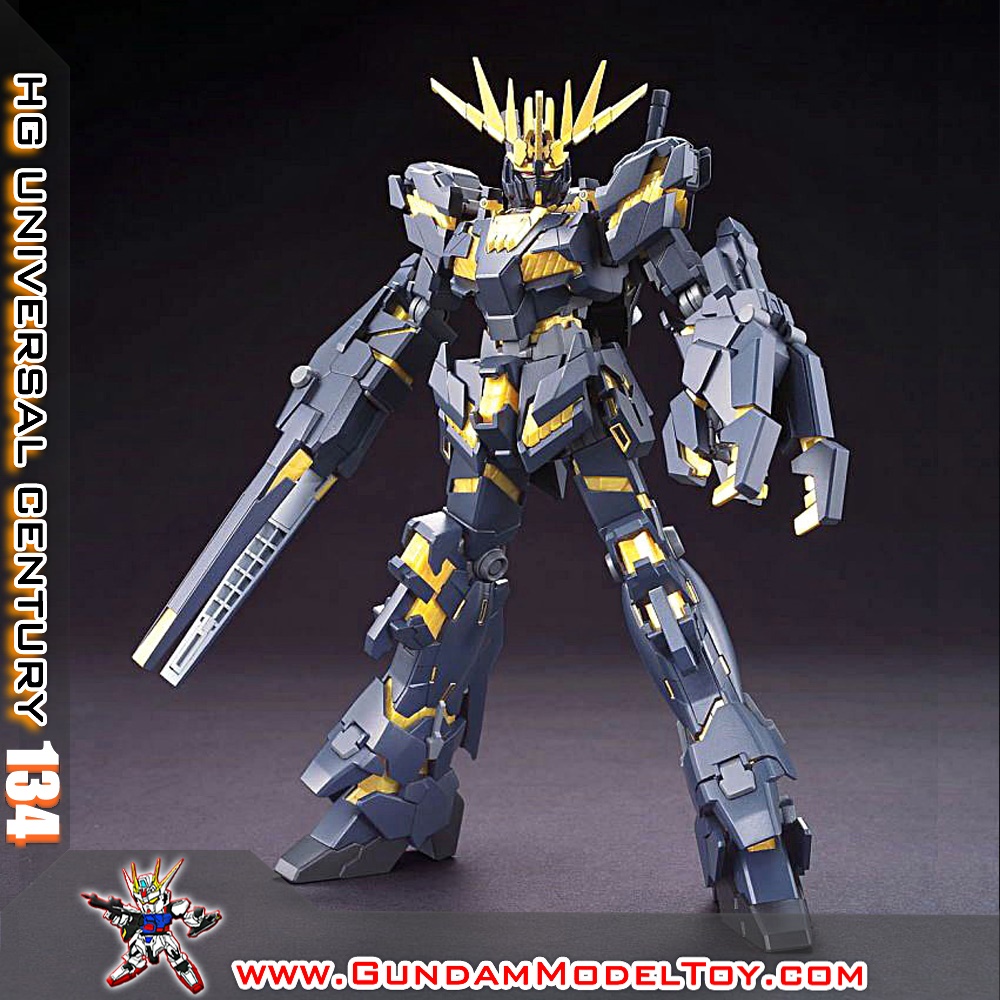 BANDAI HG 1/144 UNICORN GUNDAM 02 BANSHEE (DESTROY MODE) ยูนิคอร์น กันดั้ม 02 แบนชี เดสทรอย โหมด โมเดล กันดั้ม กันพลา PS TOYLAND HGUC