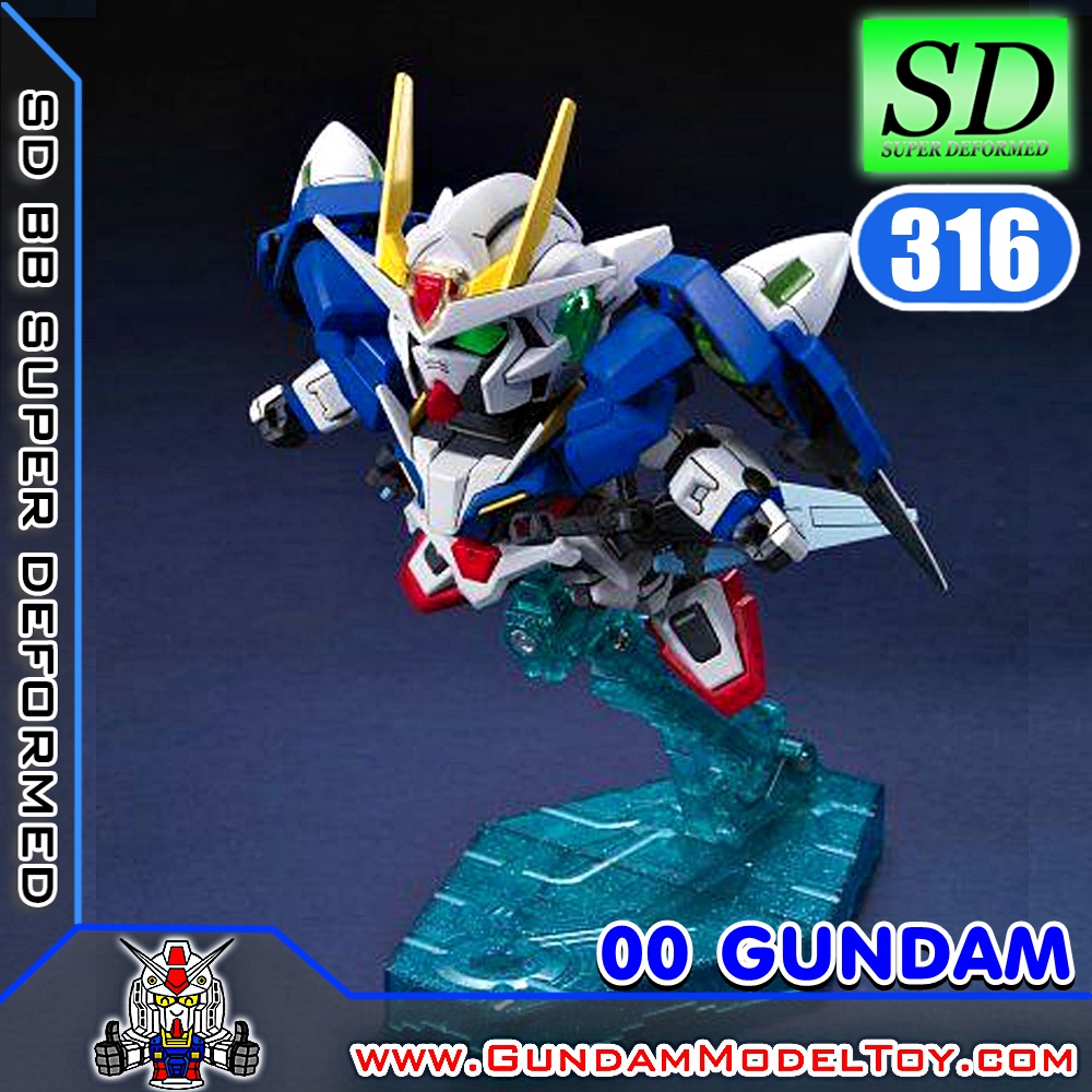 SD BB316 00 GUNDAM ดับเบิ้ลโอ กันดั้ม
