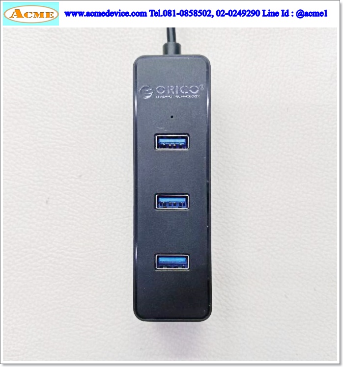 Hub USB Orico รุ่น W5PH4-U3-V1, 4 Port