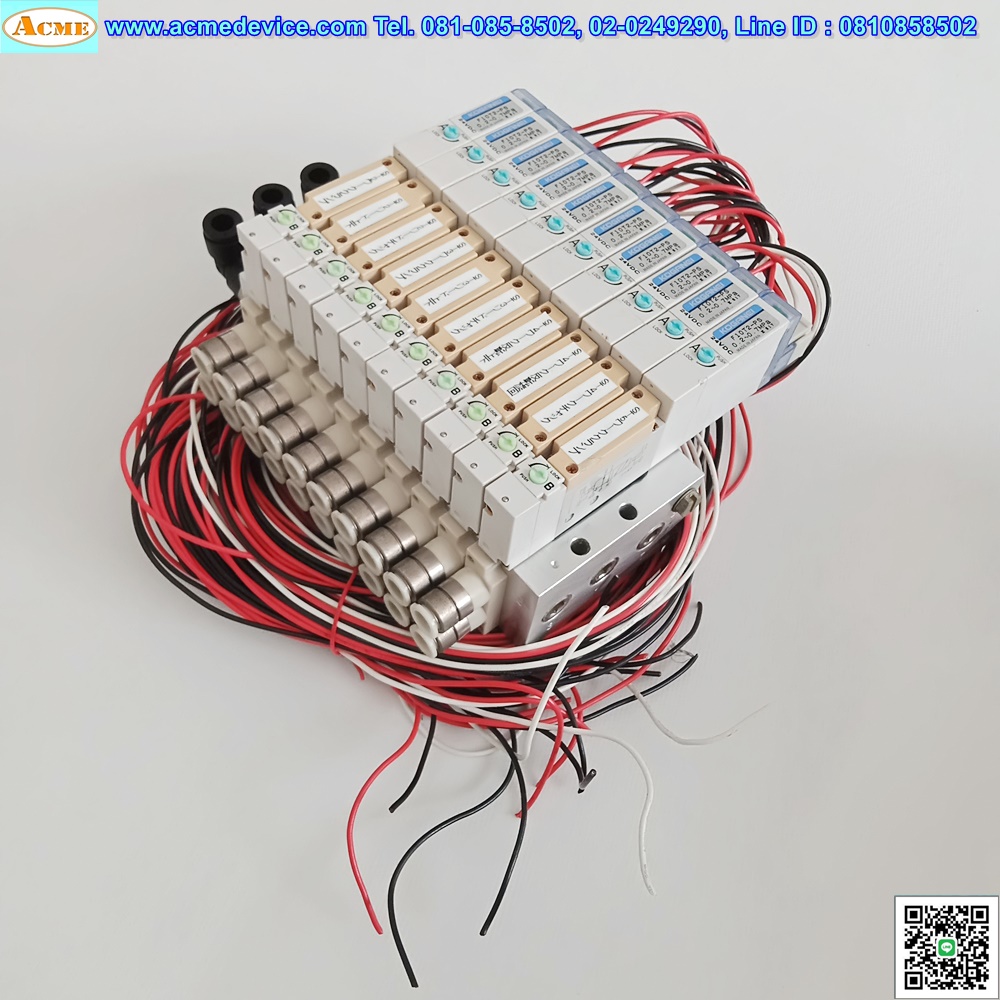 Solenoid Valve Koganei รุ่น F10T2-PS (10), 0.2-0.7 MPa, 24V, 2 คอยส์, 5/2