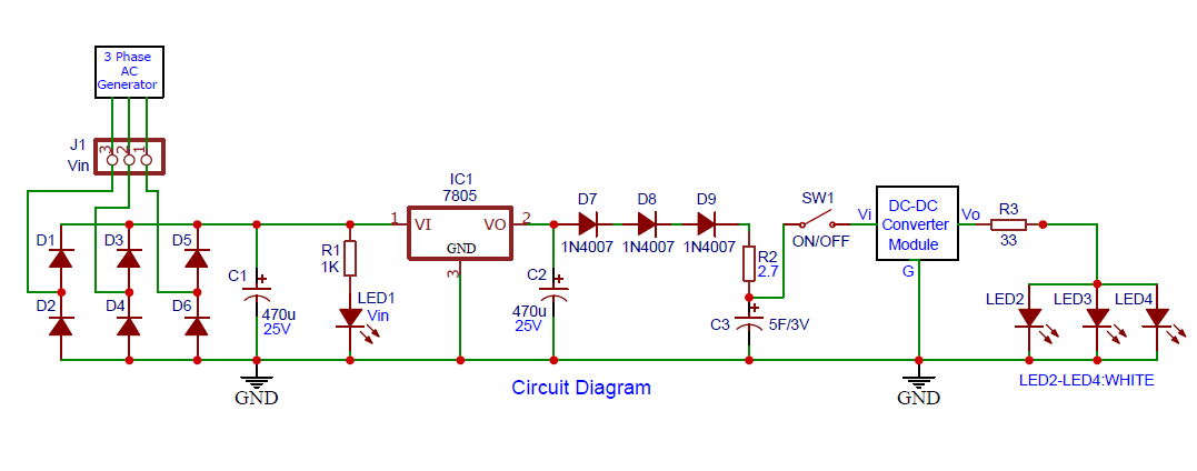 ไฟฉายมือหมุนพร้อมระบบเก็บพลังงาน