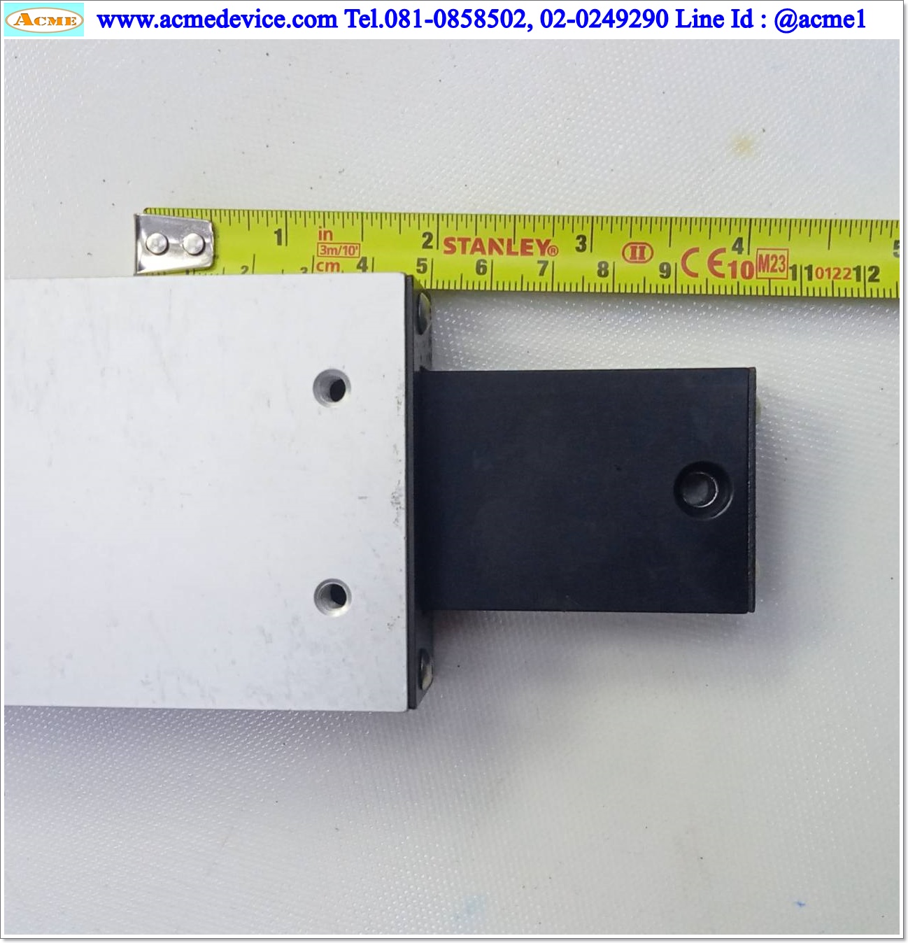 Linear Ball Slide Del-tron รุ่น 53-4, 66 mm. x 152 mm., Stroke 106 mm.