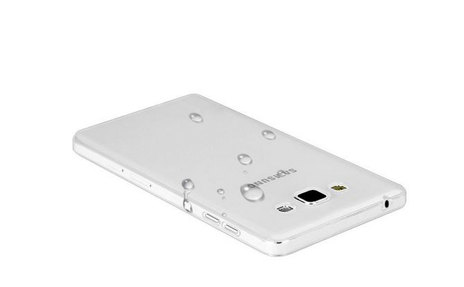 เคสซิลิโคนแท้นิ่มฝาหลัง A8 สีใส เบาบางแข็งแรง (0.3มม.)