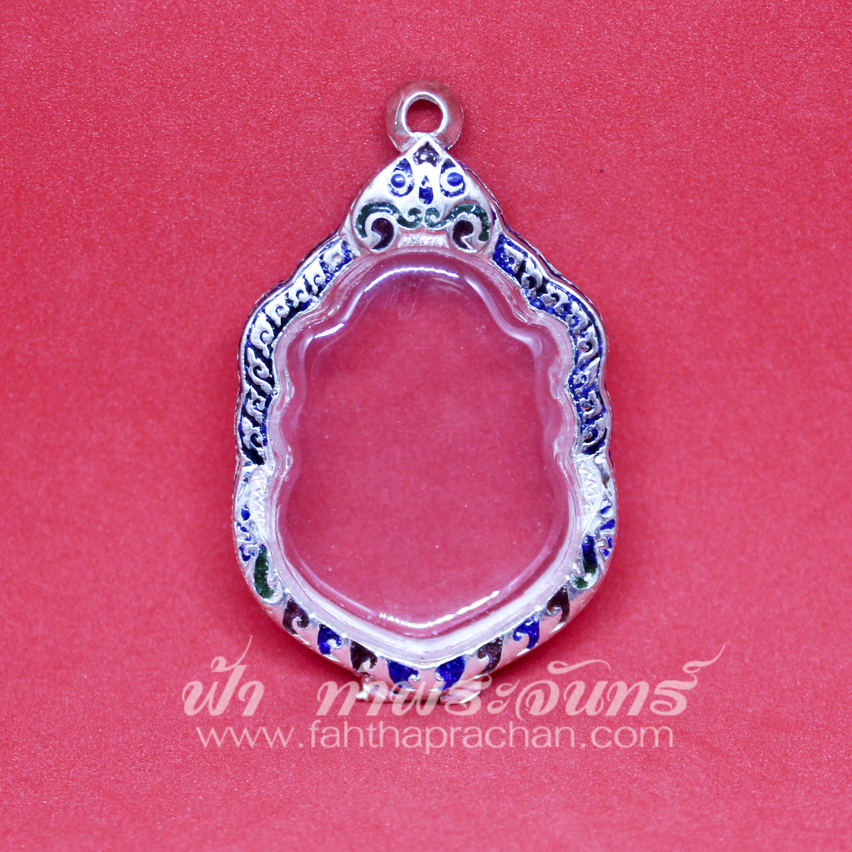 ตลับเหรียญแปดรอบปู่ทิม เงินลงยา