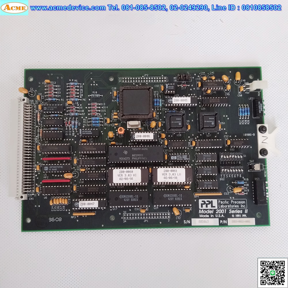 Board Pacific Precision, 2001 Series II, 202-062-001