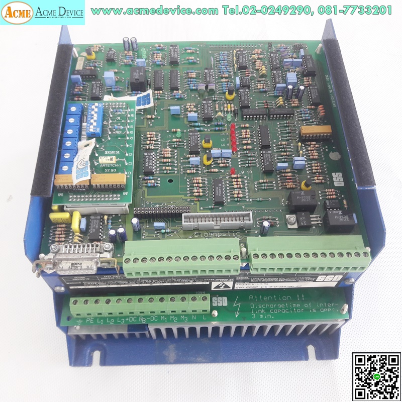 Brush DC Drive SSD รุ่น 560/05/10, 220/240Vac, 5A (Peak 10A), FS1. 10A