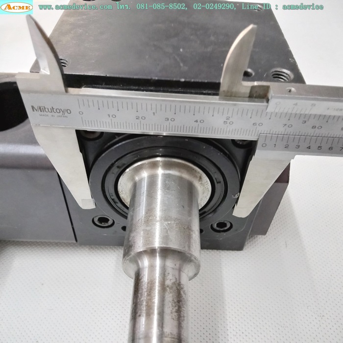 Gear Head Accudrive รุ่น MH038SEA254-1, Ratio 15:1, เพลาเข้า 12.7mm, ออก 19mm