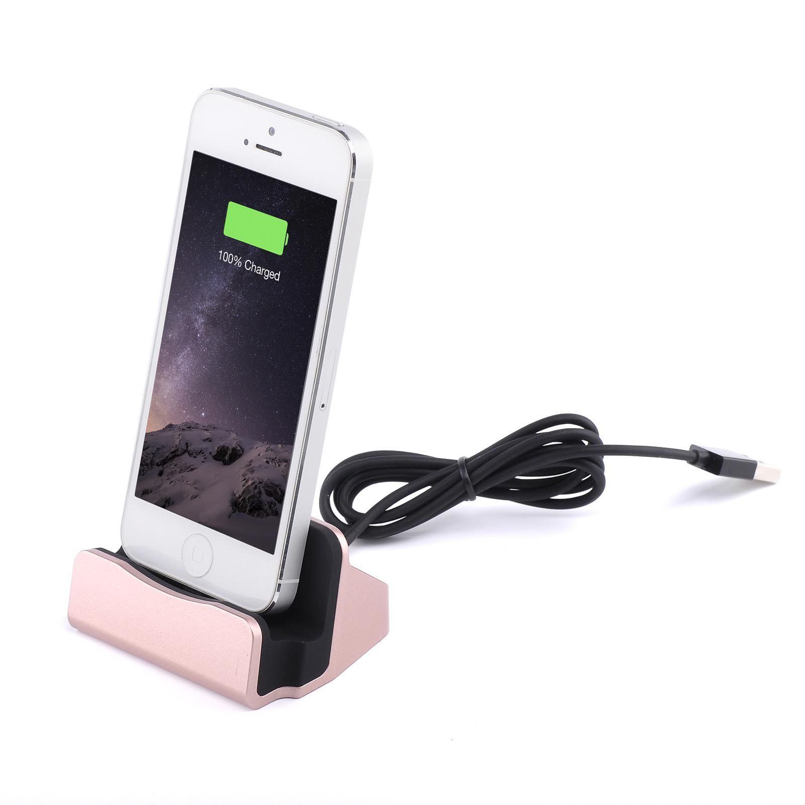 DOCK แท่นชาร์จ Ihone สีทอง