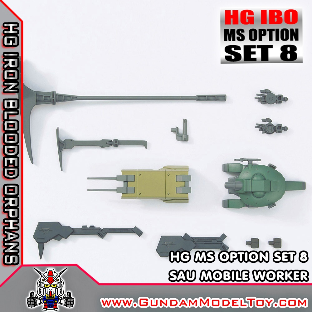 HG 1/144 MS OPTION SET 8 & SAU MOBILE WORKER