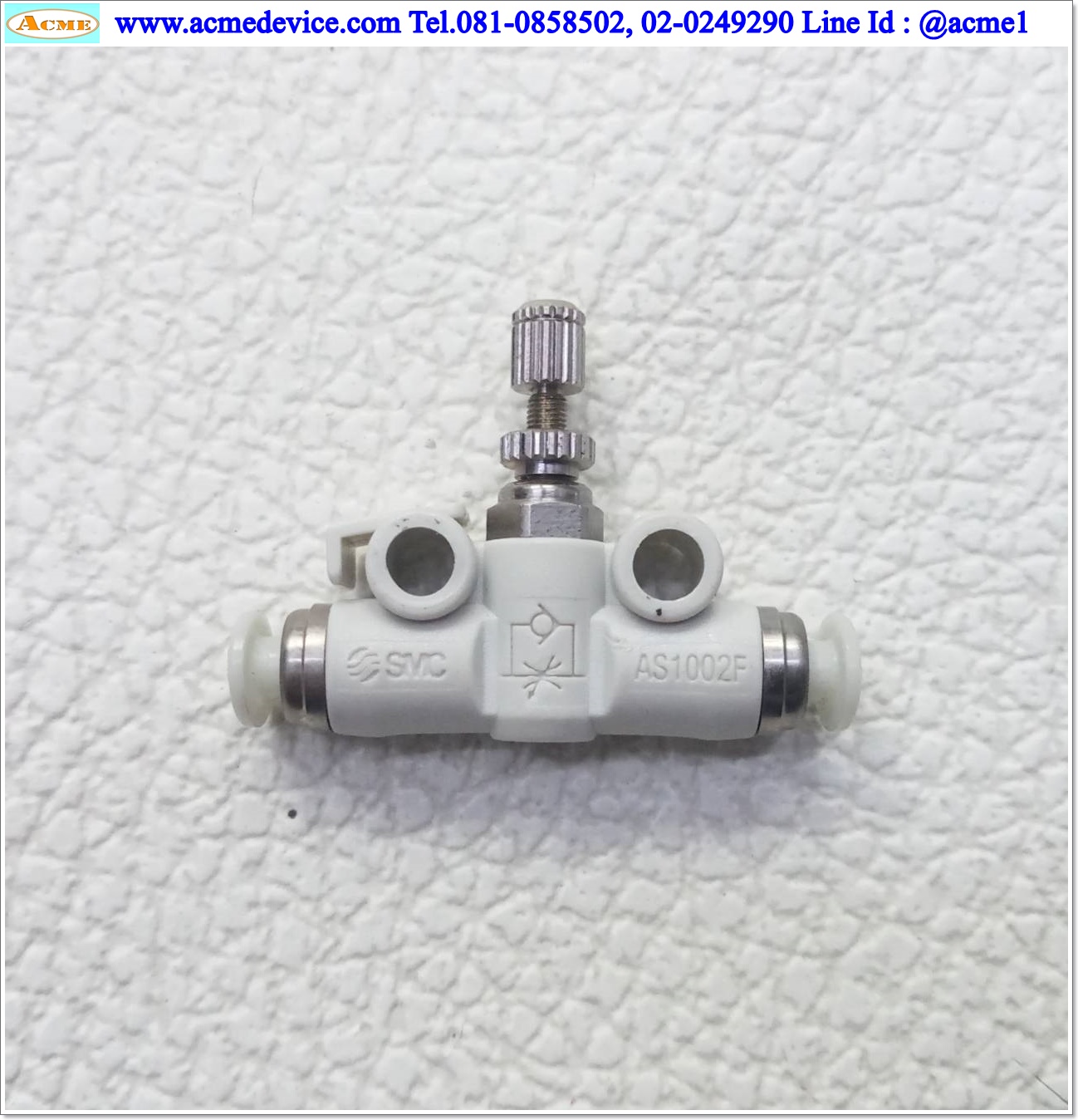 Flow Control SMC รุ่น AS1002F-02, สายลม 2 mm.