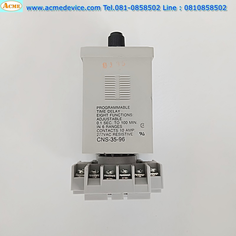 Time Delay Potter & brumfield CNS-35-96, 0.1 Sec-100 Min, 24-240AC/DC