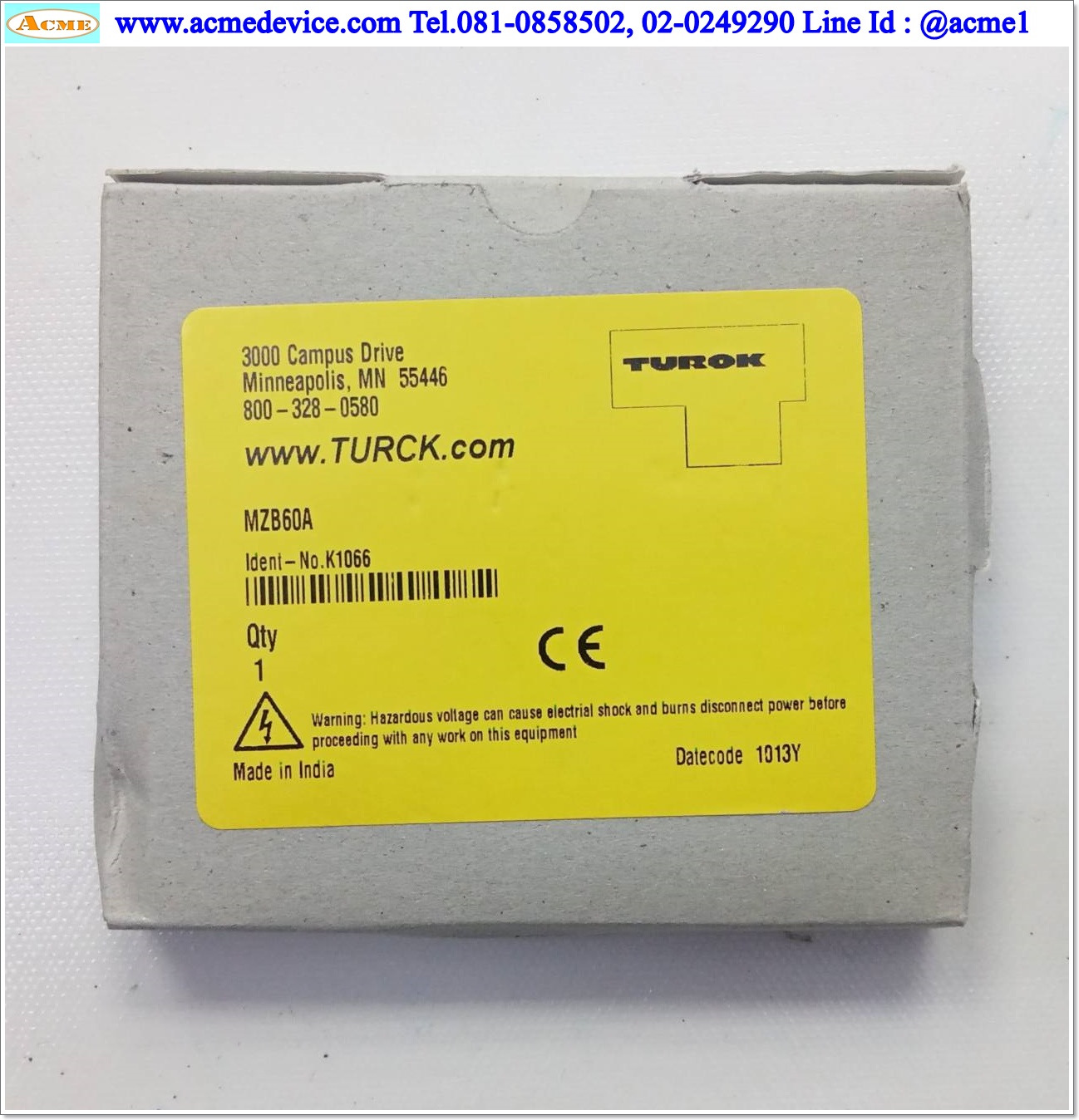 Shunt-diode Safety Barrier Turck รุ่น MZB60A