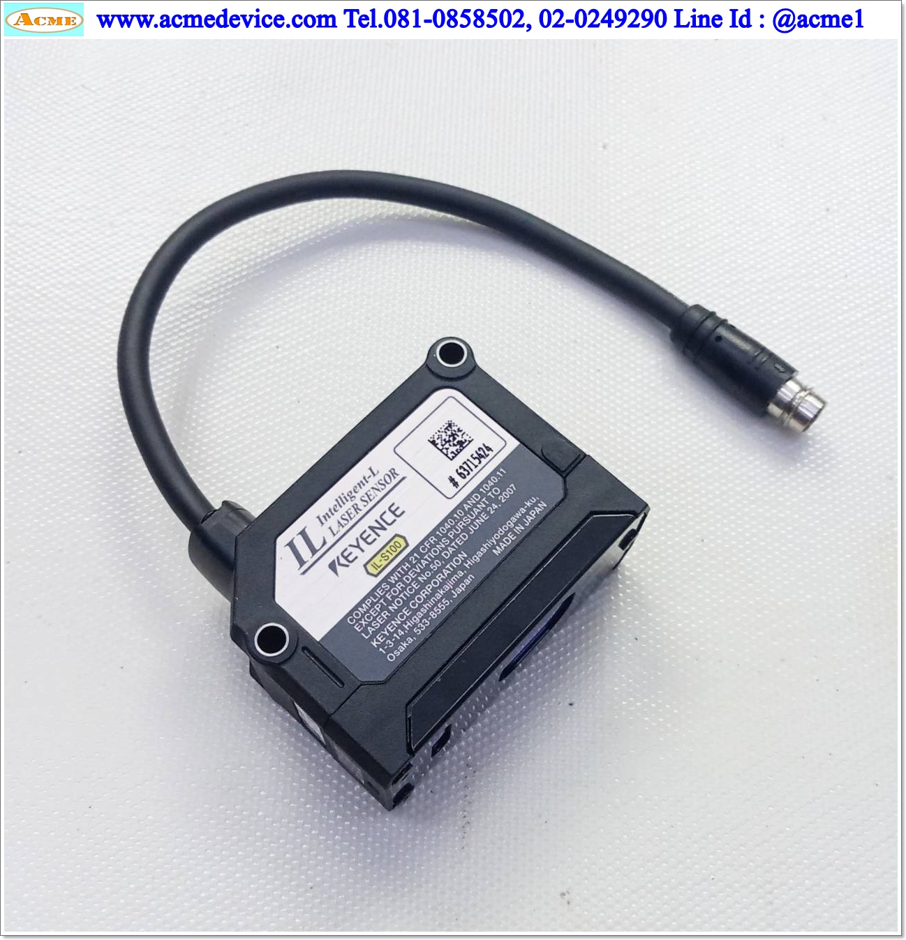 Laser Head Keyence รุ่น IL-S100, ระยะ 75 to 130mm