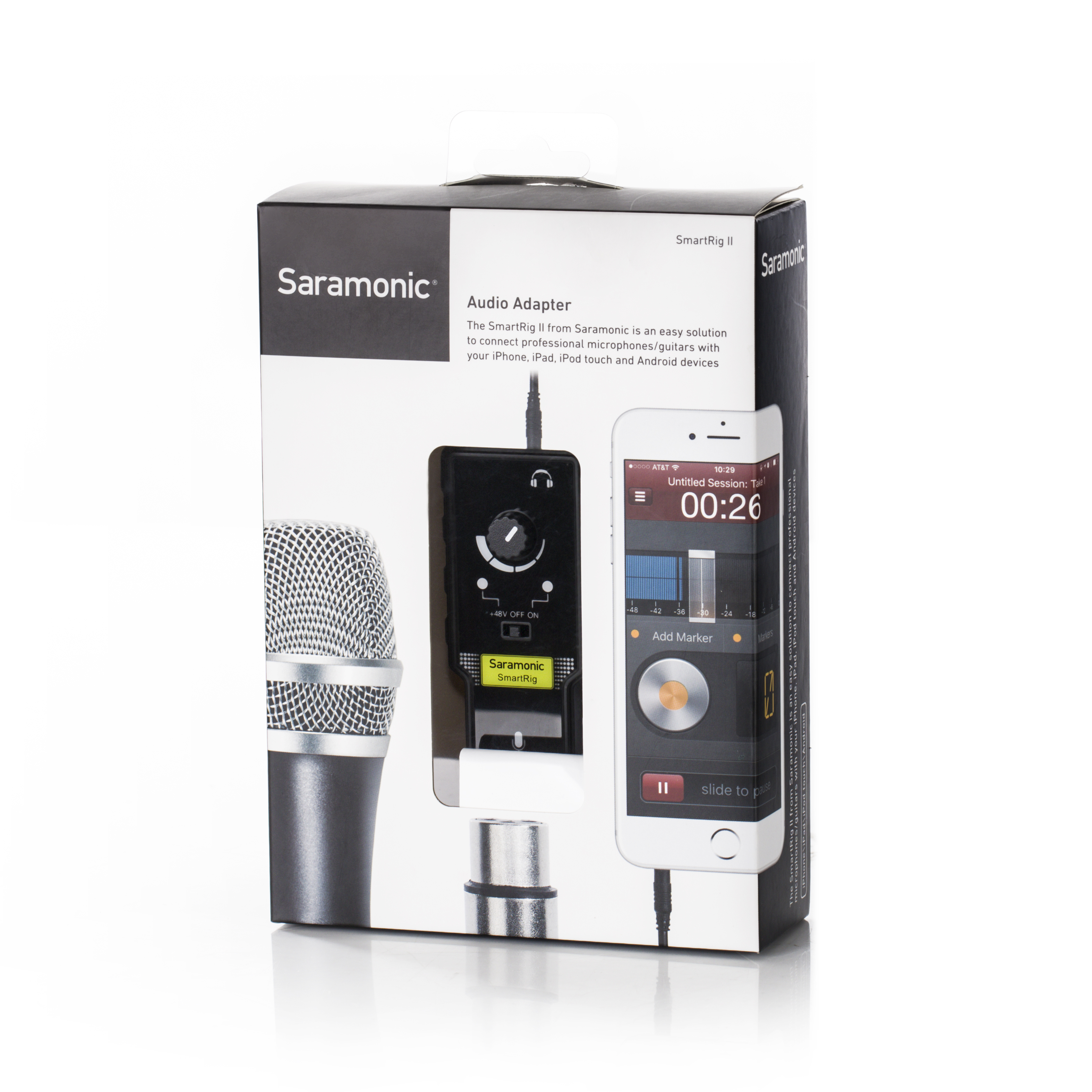 Saramonic SmartRig II Audio Adapter with Sound Level Control for iPhone รับประกันศูนย์ไทย 1 ปี