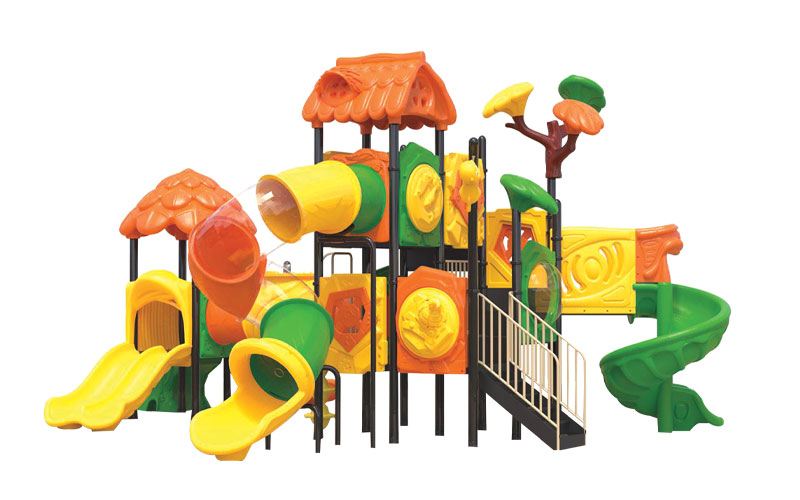 เครื่องเล่นสนามเด็กเล่น ชุด หลังคาสไลด์ท่อ KD-B075