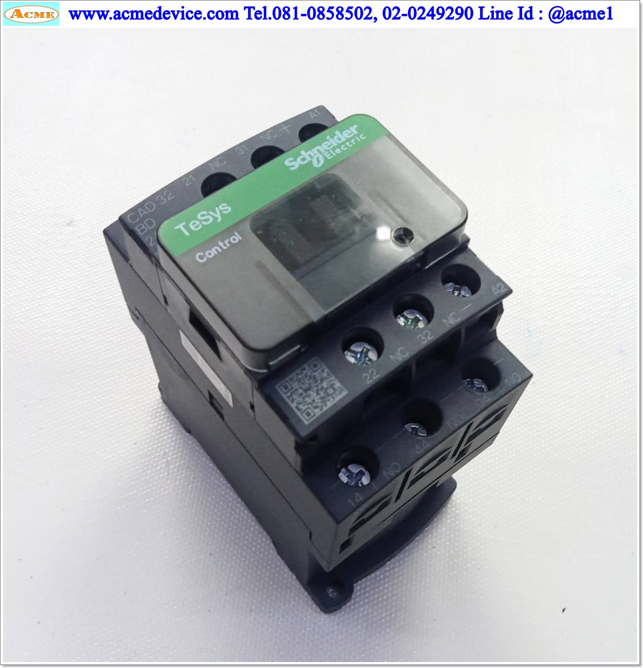 Control Relay Schneider รุ่น CAD32BD, 10A, Coil 24Vdc