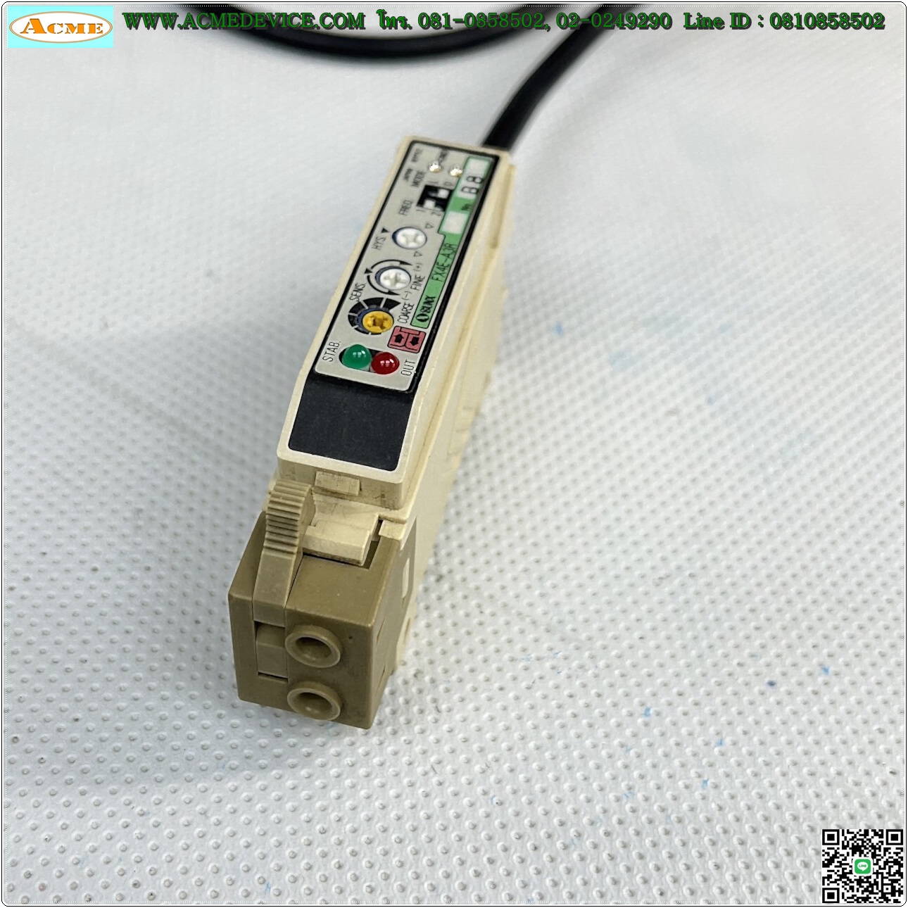 Fiber Amp Panasonic/SUNX รุ่น FX4E-A3R (ไม่มีฝา)