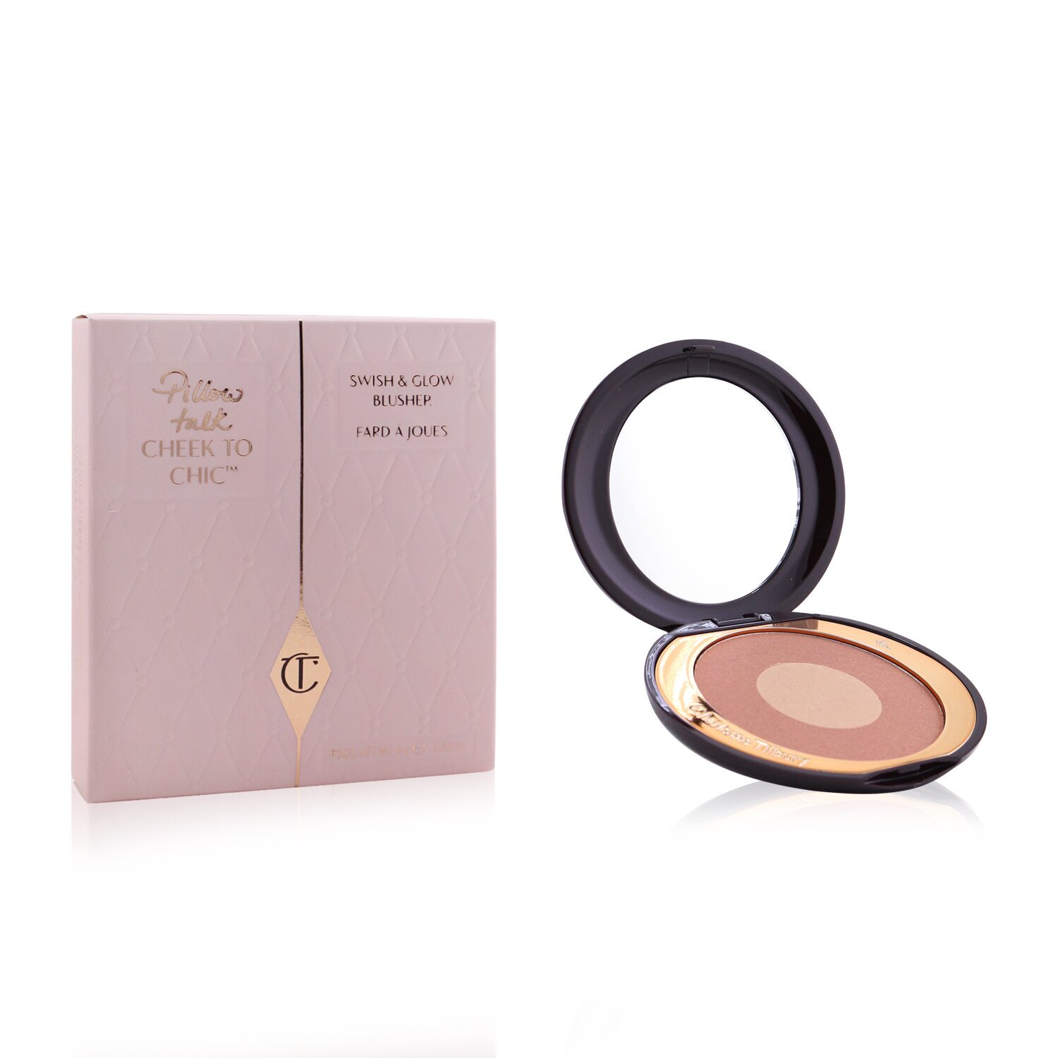 บลัชออนชาร์ลอต ทิวเบอรี่ Charlotte Tilbury Swish & Glow Blusher #Pillow Talk 8g