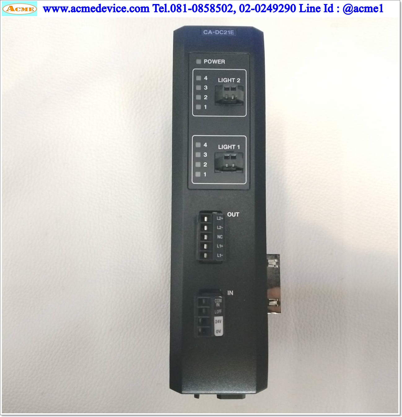 keyence Camera LED Lighting Controller รุ่น CA-DC21E, 24Vdc, For XG/CV-5000/CV-X200/CV-X100 ซีรี่ส์ (ไม่มีตัวปิดด้านข้าง)