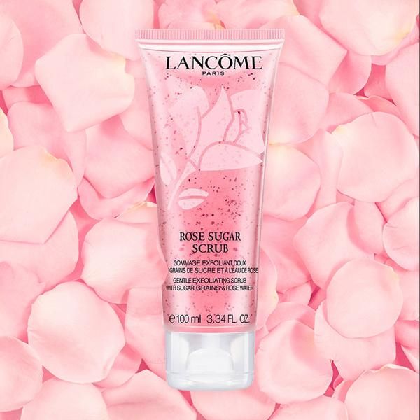 สครับผิวหน้าลังโคม Lancome Rose Sugar Scrub 100ml