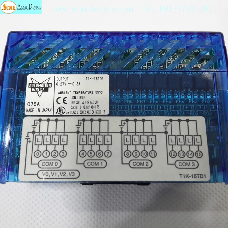 Automation Direct รุ่น T1K-16TD1 Sink Source Output Module