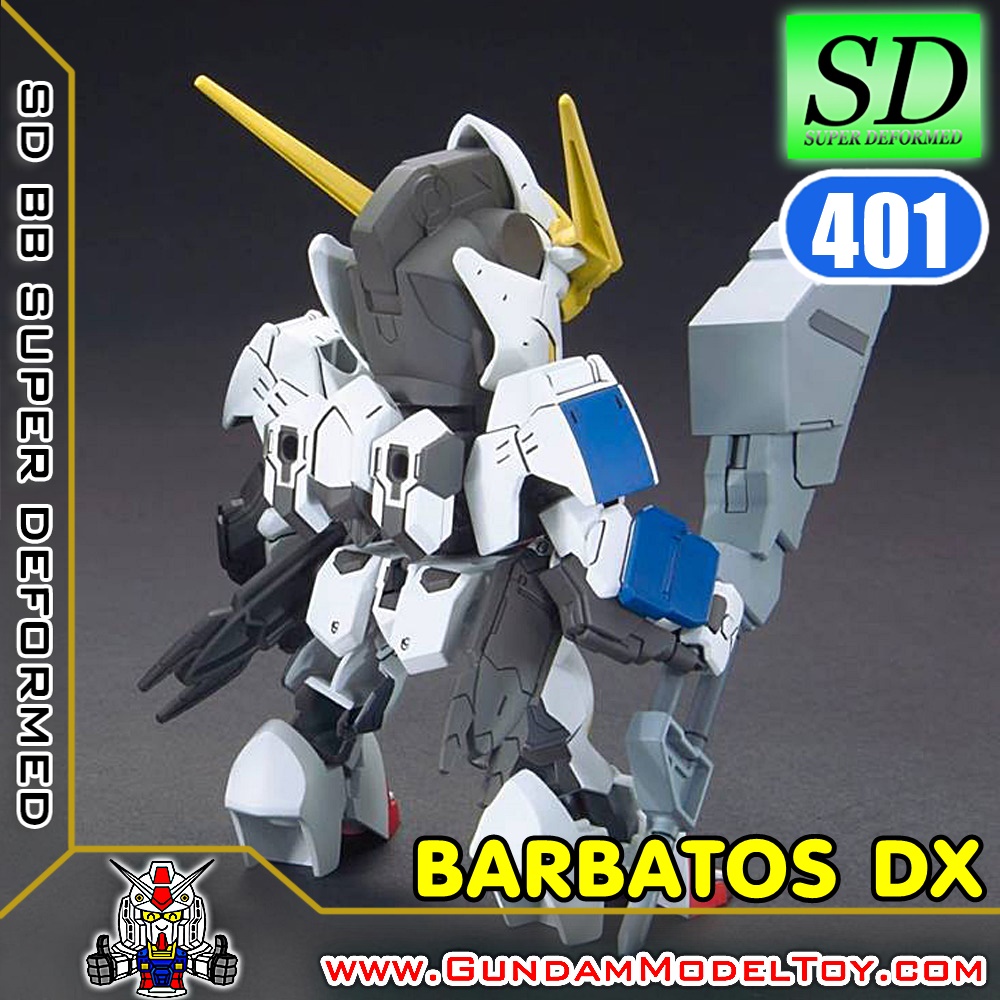 SD BB401 GUNDAM BARBATOS DX กันดั้ม บาร์บาทอส DX
