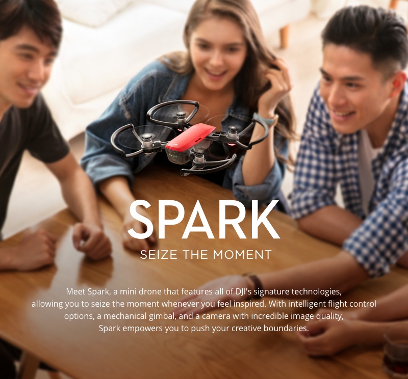 Dji SPARK Drone สีขาว (สินค้ารับประกัน 1ปีโดย SYNNEX)