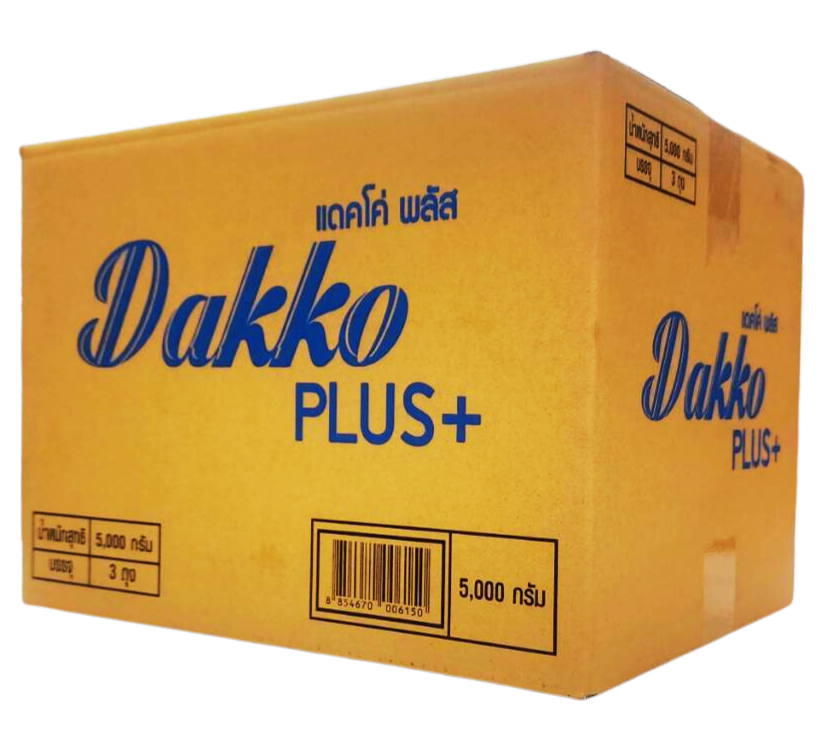 ผงซักฟอกสำหรับอุตสาหกรรม DAKKO PLUS 5 kg ยกลัง