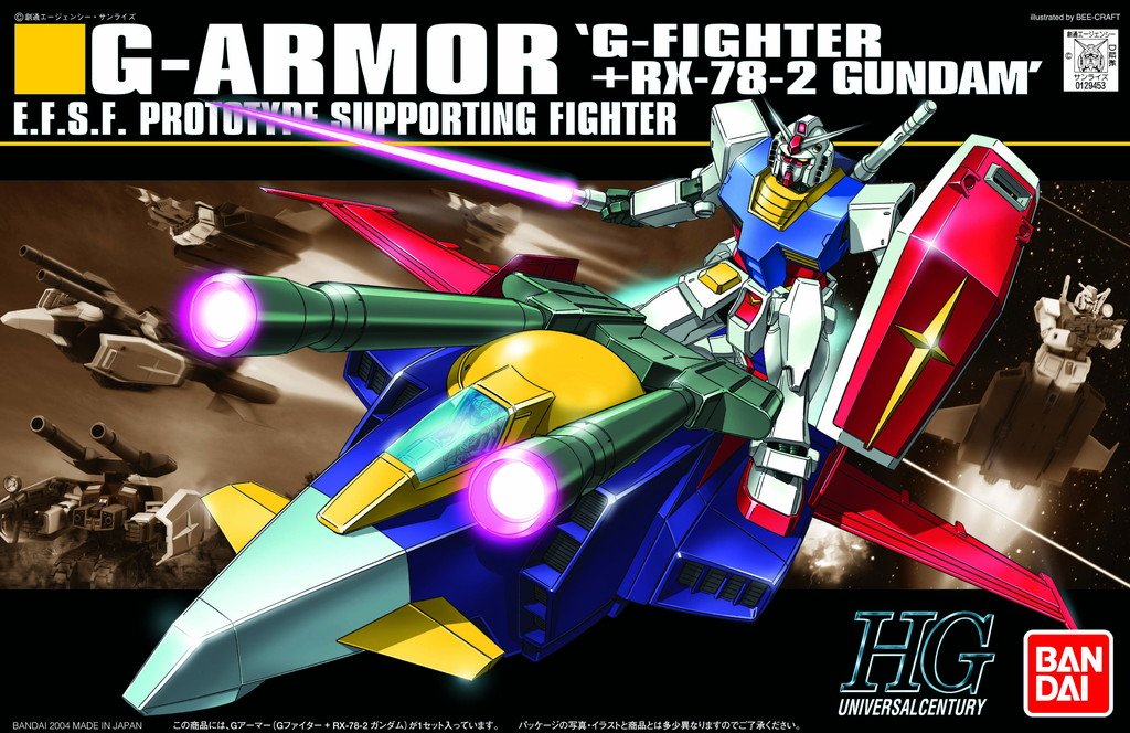 HG 1/144 G ARMOR G-FIGHTER + RX-78-2 GUNDAM