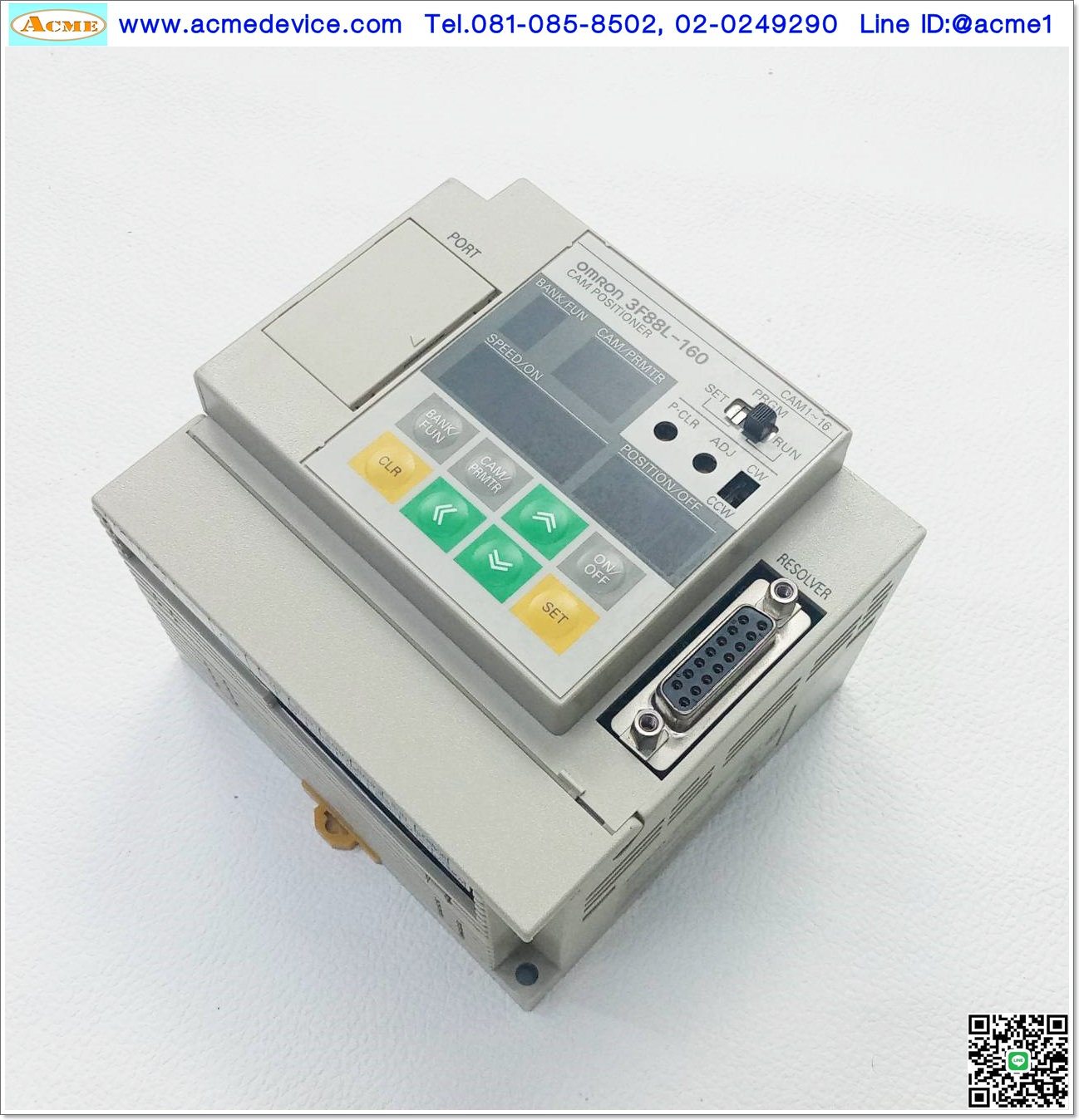 Cam Positioner Omron รุ่น 3F88L-160, 100-240VAC