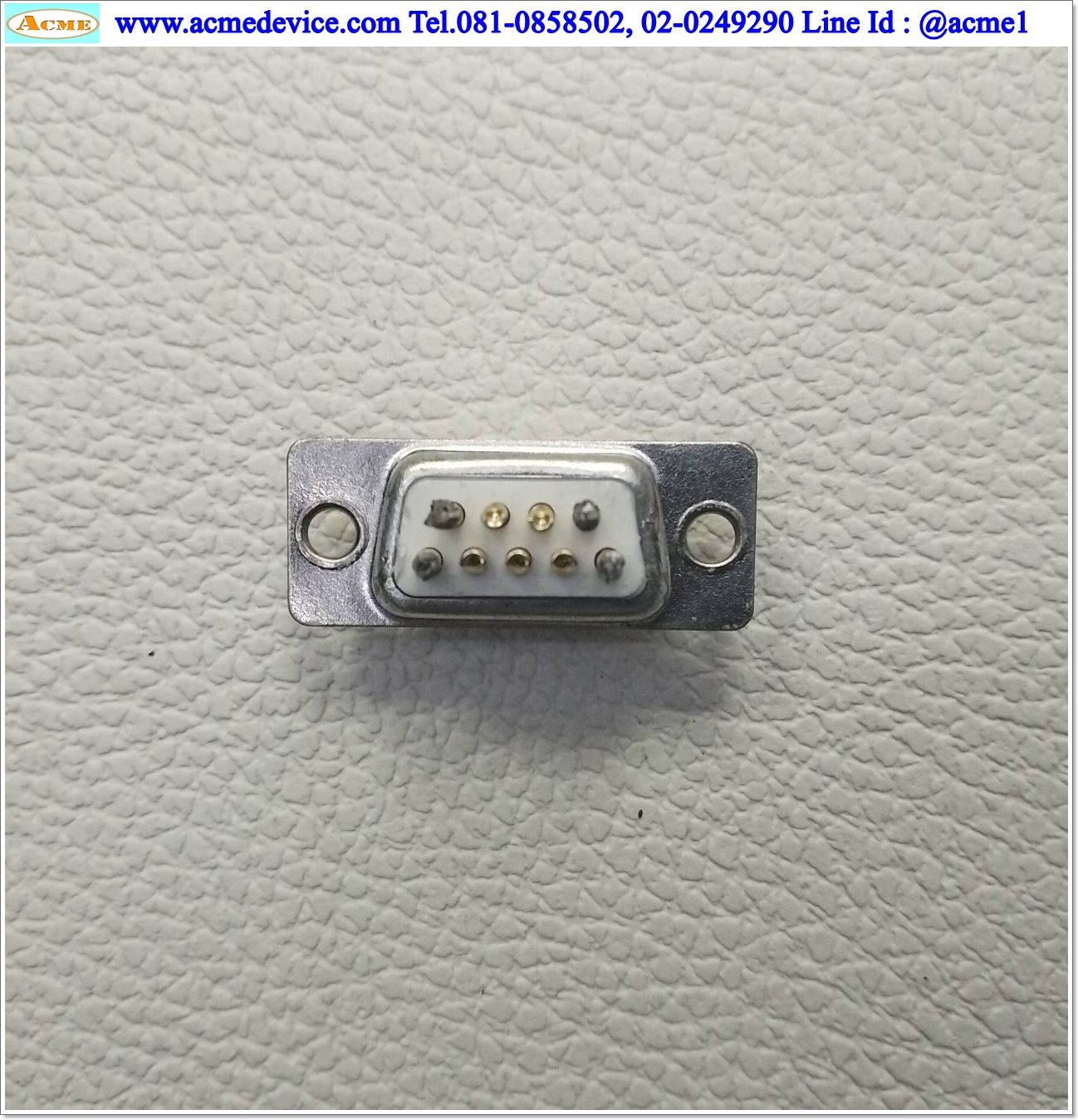 D-SUB รุ่น DB9 (ตัวเมีย-ทอง)