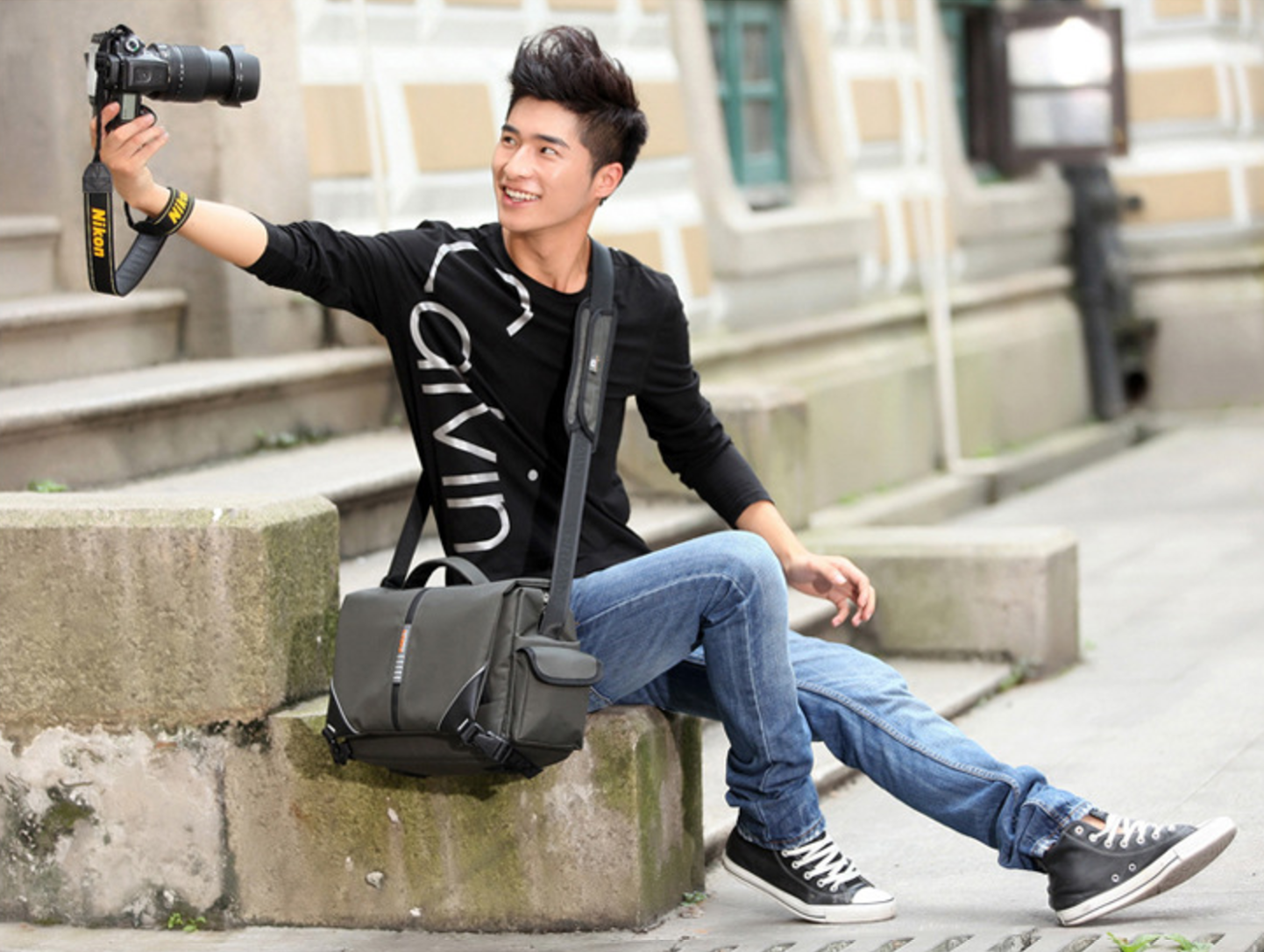 กระเป๋าสำหรับใส่กล้องและเลนส์ ยี่ห้อSINPAID รุ่น XWY-05