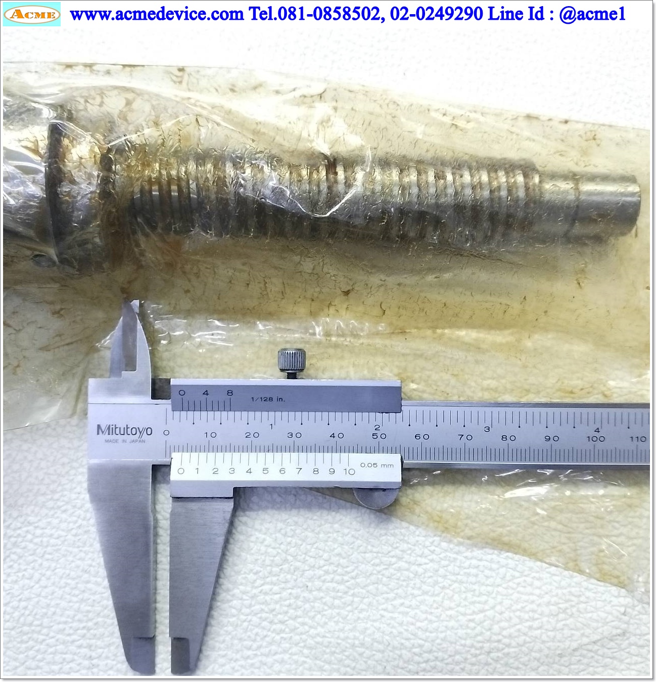 Ball Screw NSK รุ่น W2002WF-26PKI, ขนาดเพลา 20 mm. x 340 mm., Stroke 155 mm., Pit 4 mm.