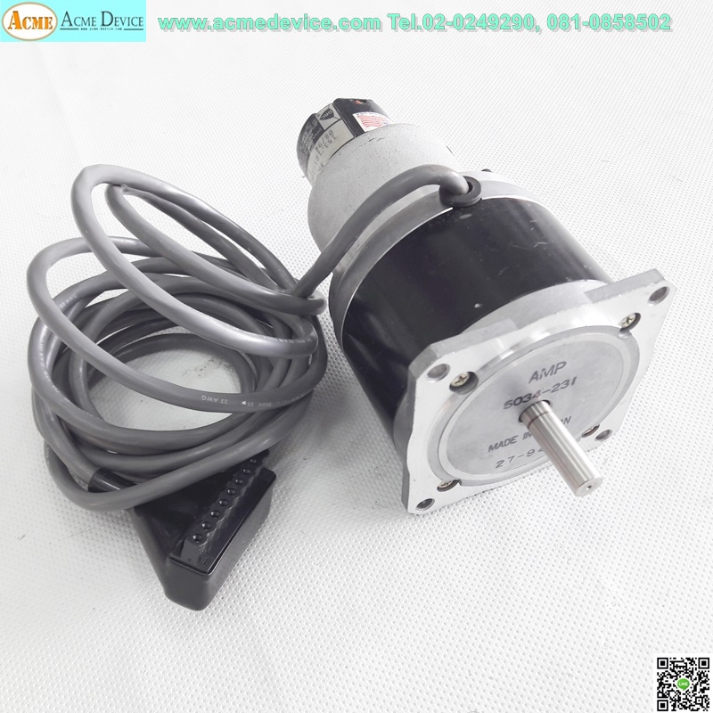 Stepping Motor AMP 5034-231, 1.4A & Encoder Dynamics E83 153/121-1000-120CBW