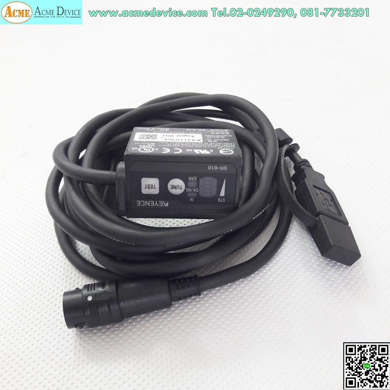 Barcode Head Keyence รุ่น SR-610, 5VDC, 630mA