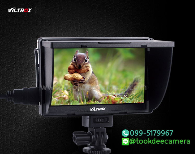 จอภาพViltrox DC-50 HDMI ขนาด 5นิ้ว สำหรับกล้อง DSLR หรือกล้องวิดีโอ