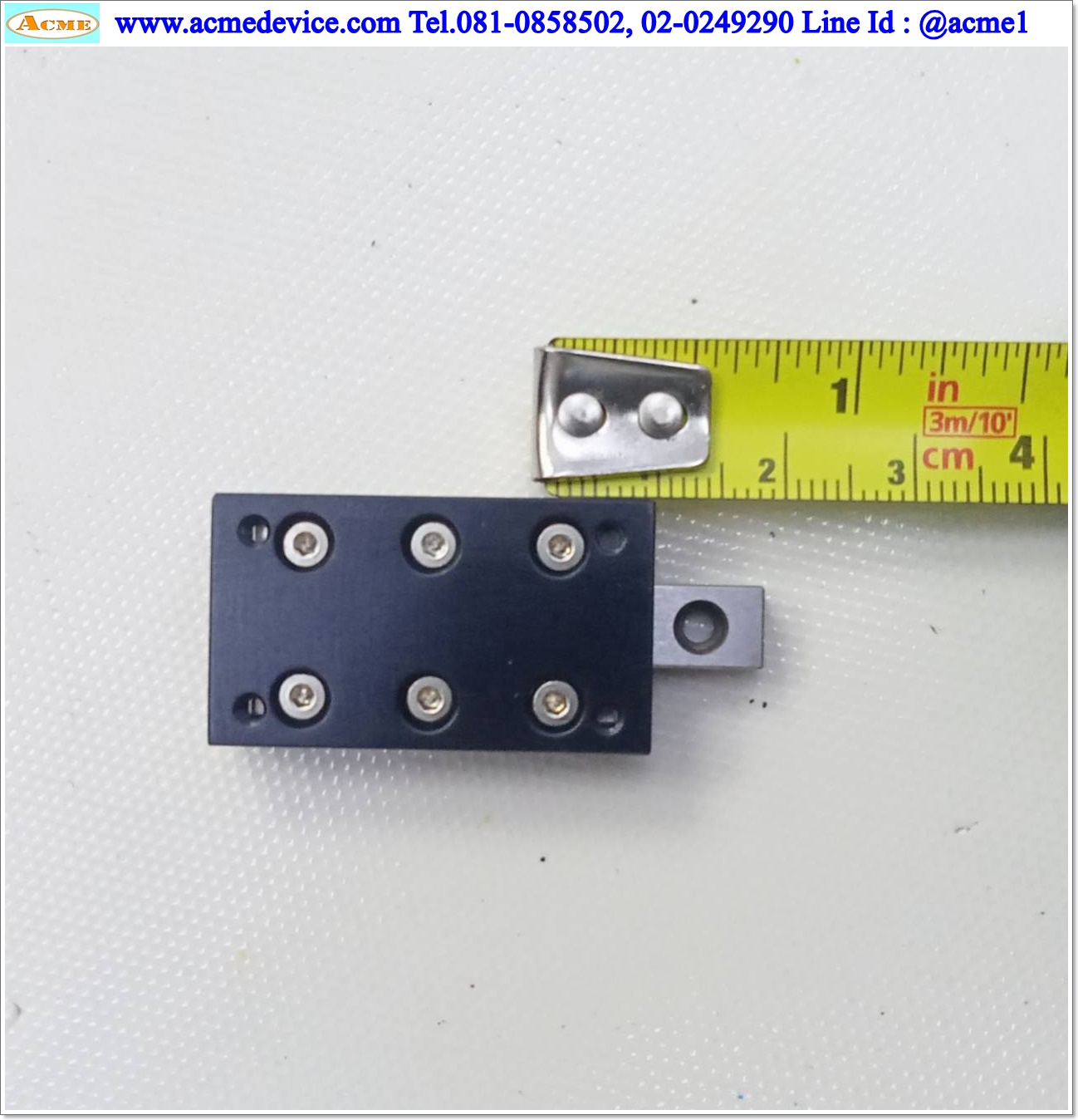 Linear Ball Slide Del-tron รุ่น LPT-1035SS, 20 mm. x 35 mm., Stroke 20 mm.