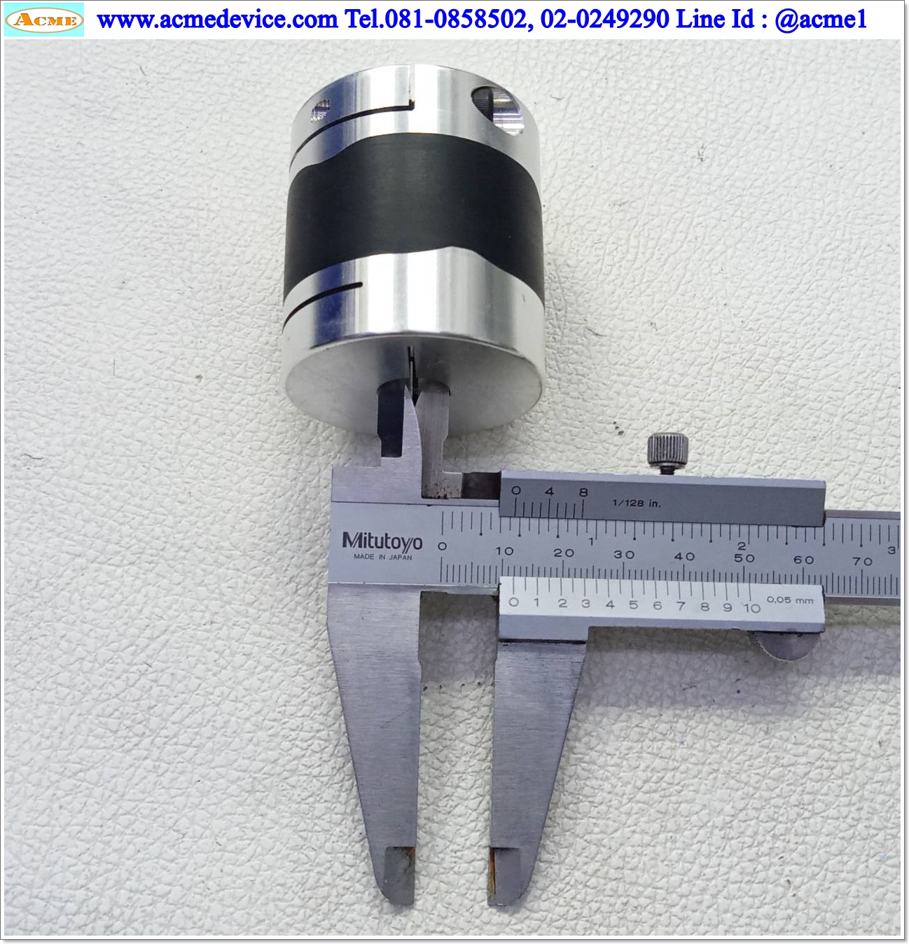 Coupling NBK รุ่น 12X16, ขนาด ID 12/16mm, OD 44mm, L 48mm, Rubber Coupling