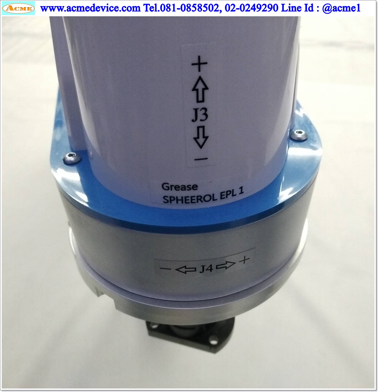 SCARA Robot Delta รุ่น DRS70L6SS1BN002 & Controller ASD-MS-0721-F, Arm Length 700 mm., Load 6 kg.