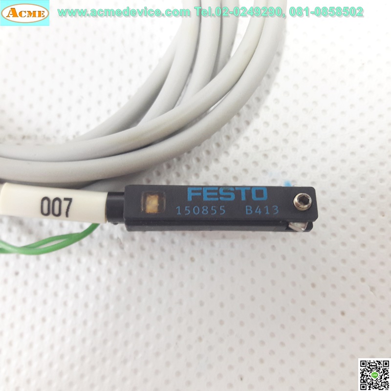 Reed Switch FESTO, 150855, B413, 3 wire, Contacting, bipolar, N.O., 24V AC/DC