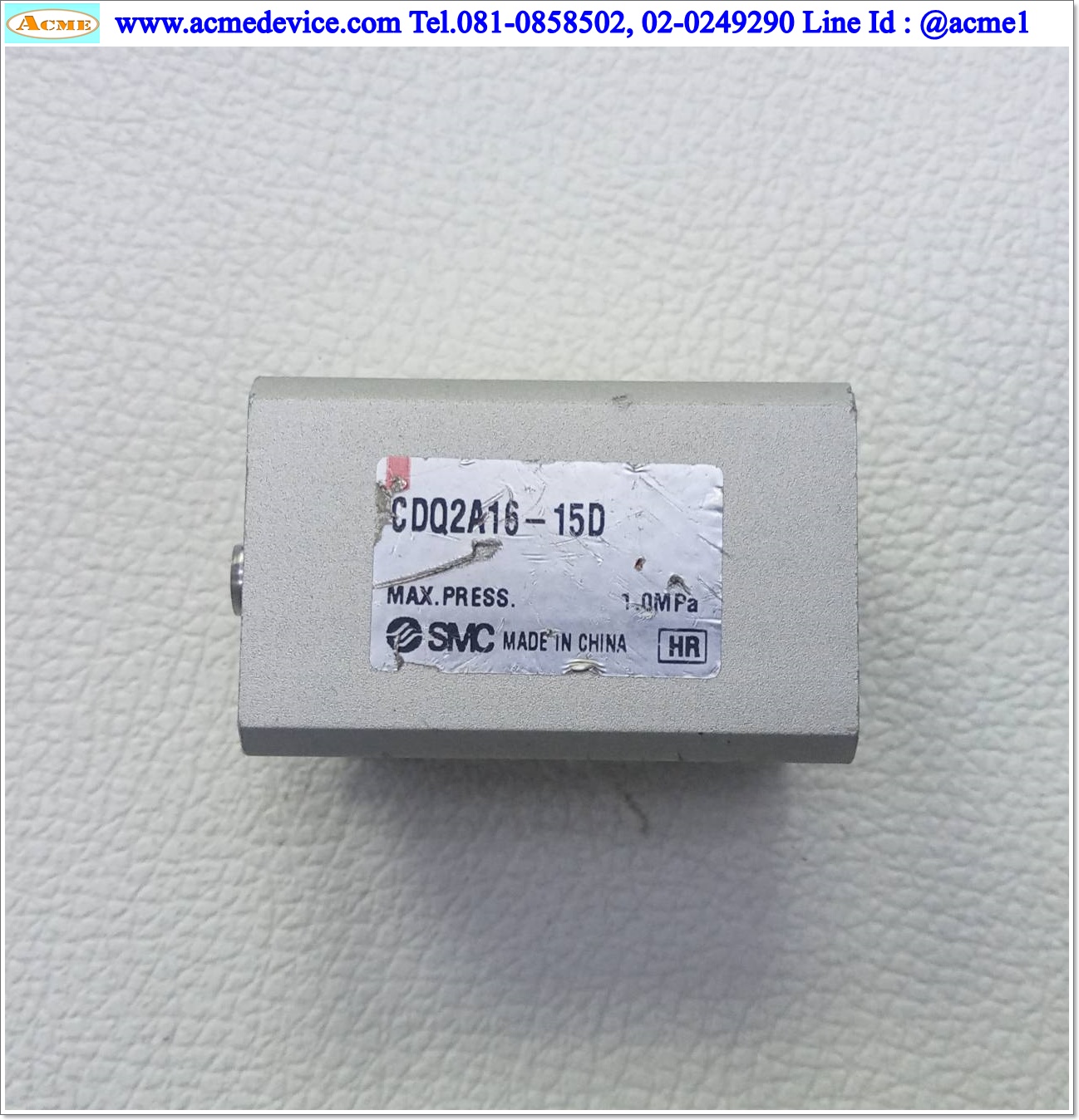 Air Cylinder SMC รุ่น CDQ2A16-15D, Bore 16 mm., Stroke 15 mm.