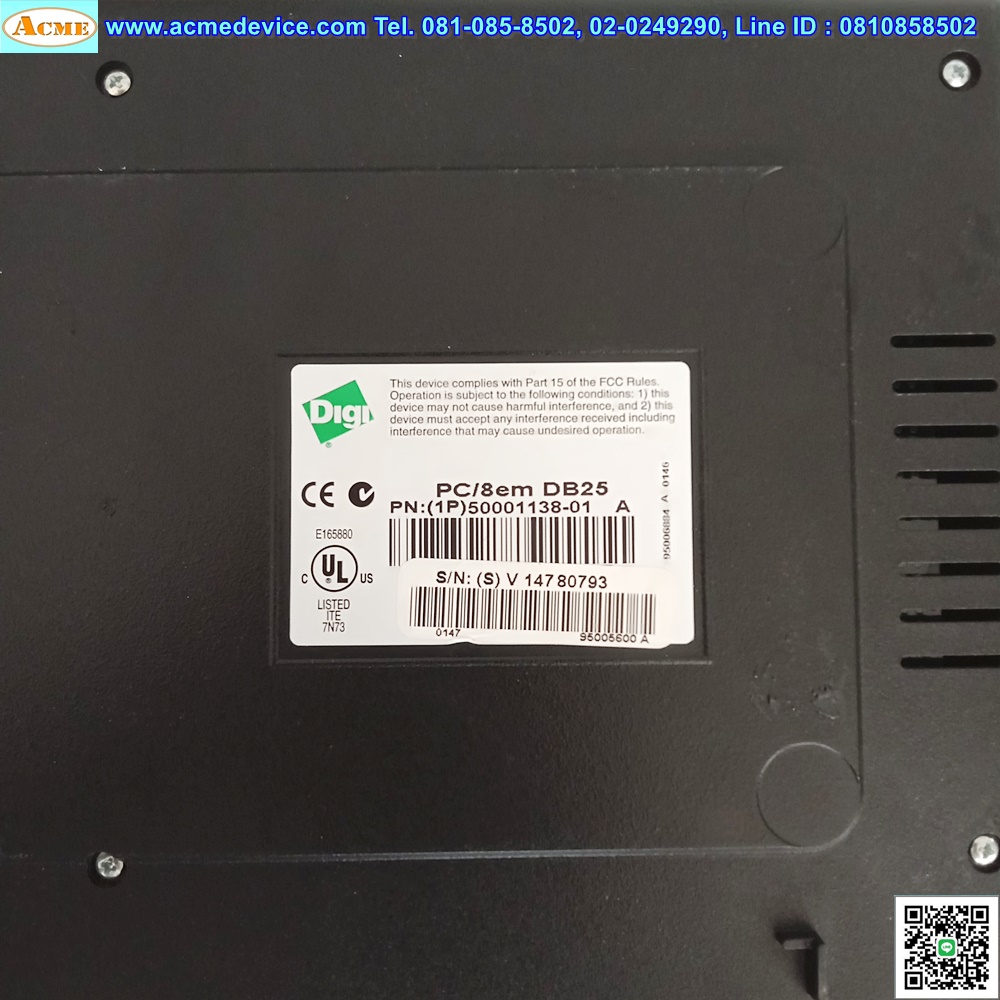 Digi Pc/8em Db25 Serial Adapter 50001138-01