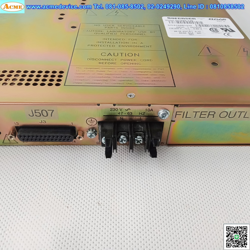 DC Power Supply Sorensen รุ่น DCS80-13E, 0-80V, 0-13A