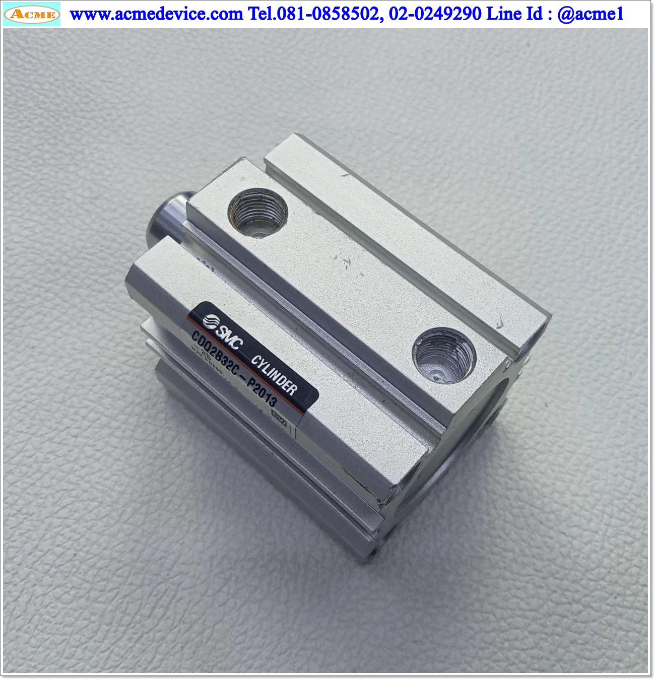 Air Cylinder SMC รุ่น CDQ2B32C-P2013-25, Bore 32 mm., Stroke 25 mm.