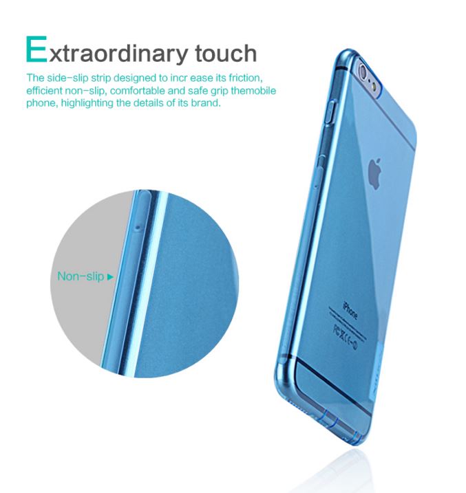 เคส iPhone6/6s สีชมพูใส nillkin แท้ TPU Case