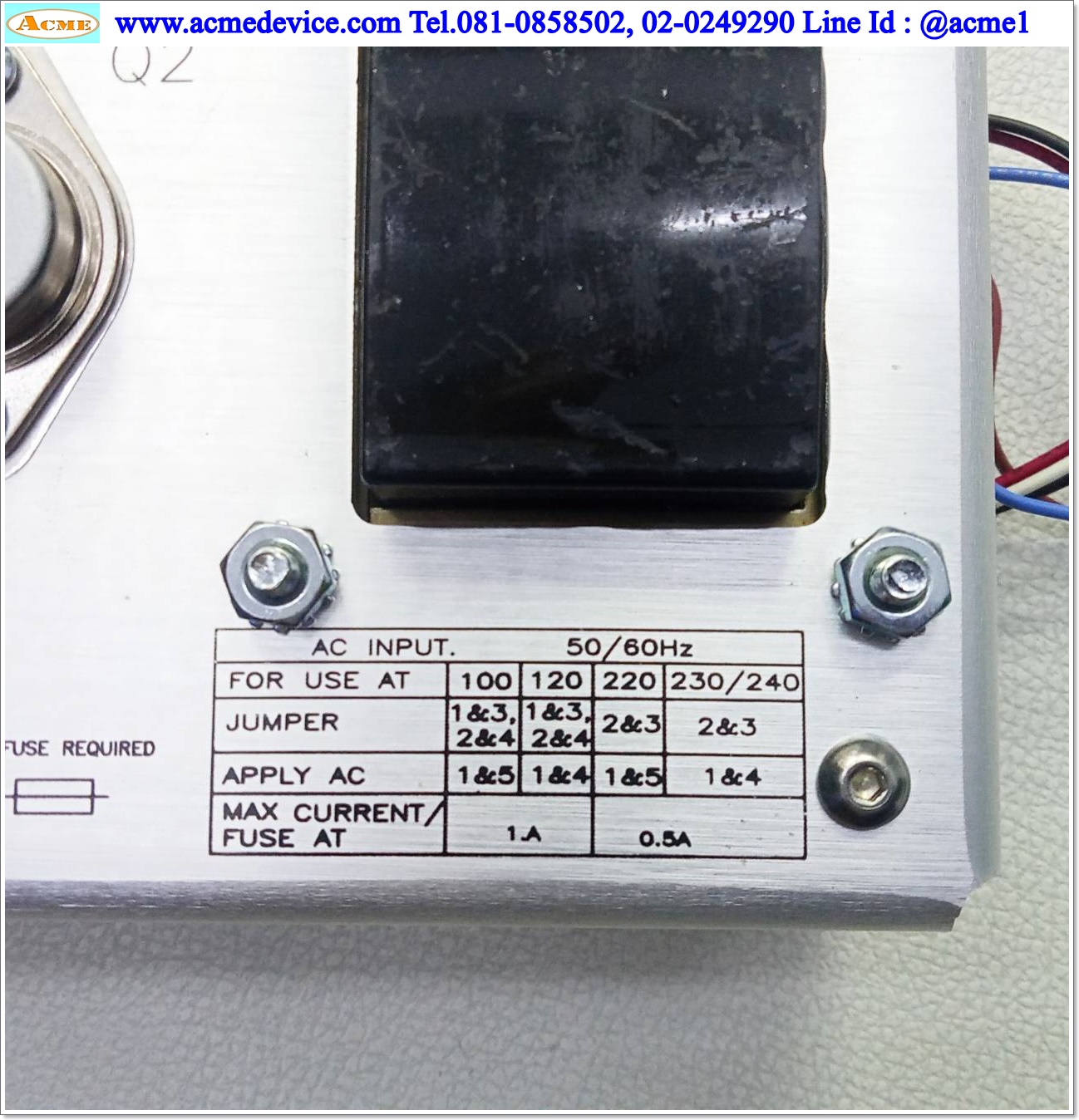 Power Supply Power-one รุ่น HBB15-1.5-AG, Output +15V 1.5A, -15V 1.5A, Power Input 100-240Vdc
