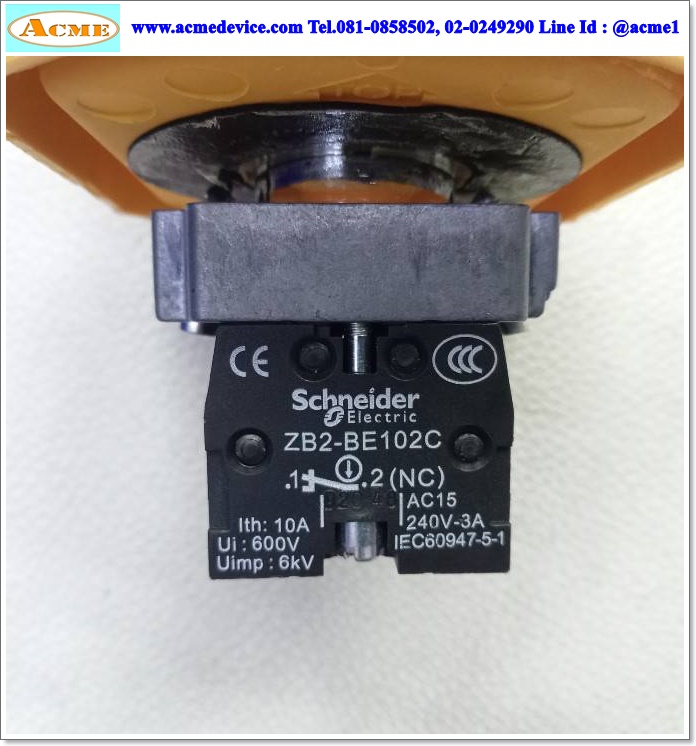 Emergency Switch Schneider รุ่น ZB2-BE102C