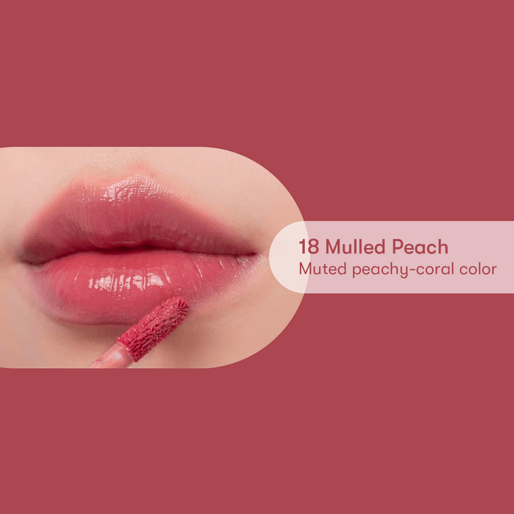 ลิปทินท์โรแมนด์ Romand Juicy Lasting Tint สี 18 Mulled Peach